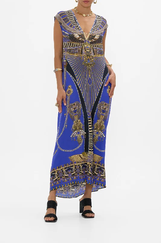 Prairie DressSLEEVELESS DRAPE BACK DRESS MY FAIR PHARAOH