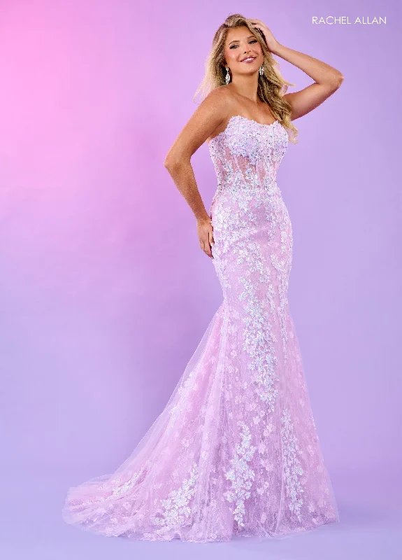 TightscheduleRachel Allan 70566 Long Formal Glitter Prom Dress