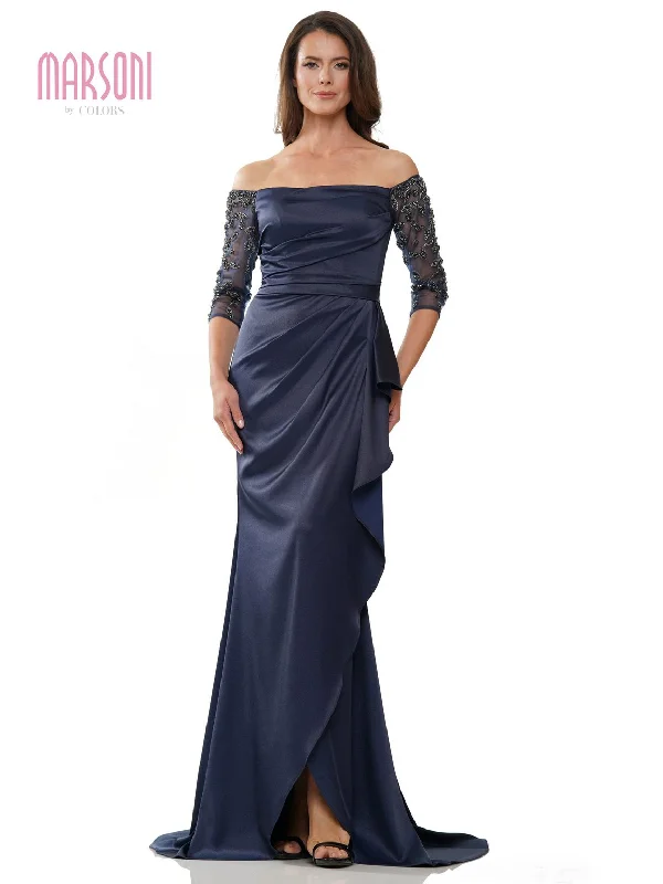 TightstrategyMarsoni MV1254 Long Off Shoulder Formal Dress