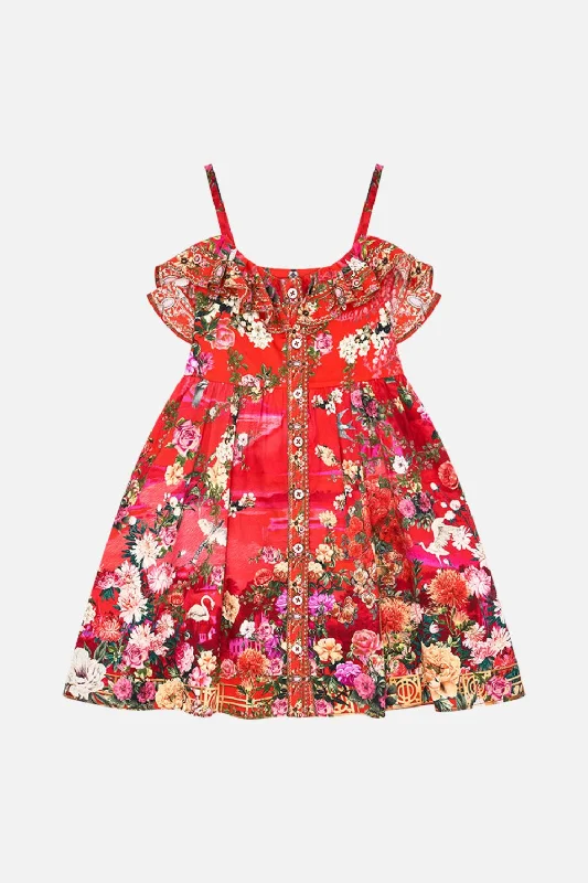 Kaftan DressKIDS MINI DRESS WITH WAIST SASH AND BOW 12-14 SWEET HOME ALEXANDRIA