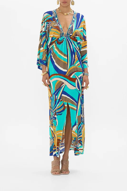 Off-the-shoulder DressDRAPED JERSEY DRESS WITH HARDWARE OASIS ORACLE