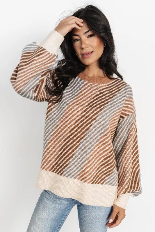 Organic Cotton Knit TopsBaldwin Striped Sweater | Multi