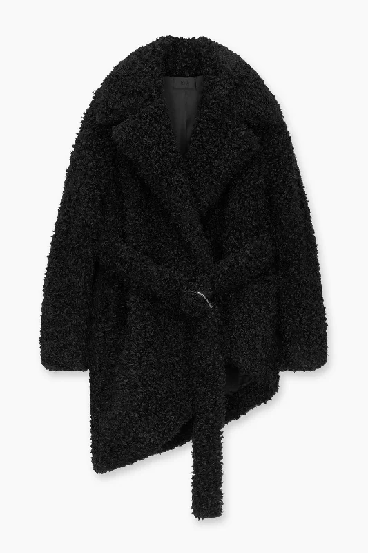 Fleece JacketsELOISE PLUSH JACKET | BLACK