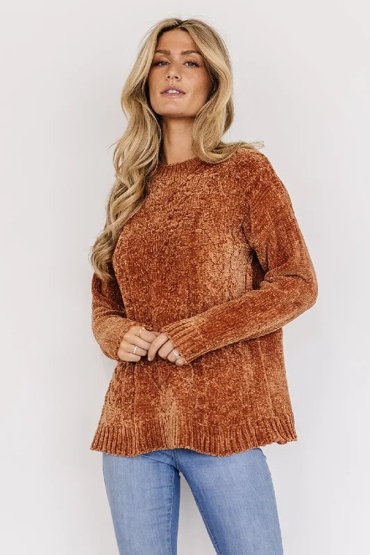 Festival Knit TopsJillian Knit Sweater | Copper