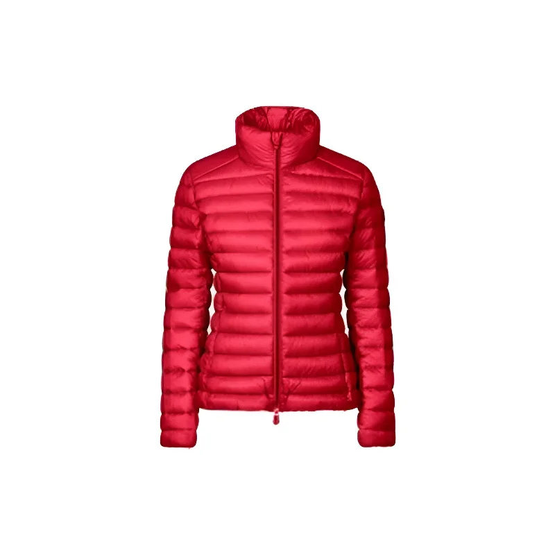 Cropped JacketsWomen's Carly Puffer Jacket in Tango Red