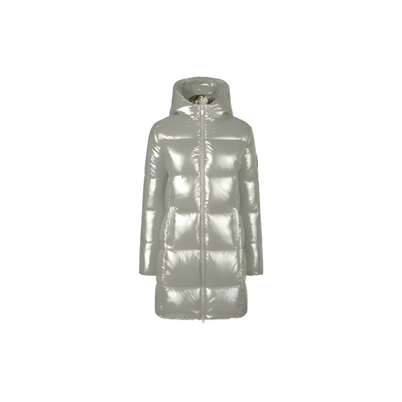 Hooded JacketsWomen's Ines Hooded Puffer Jacket in Off White