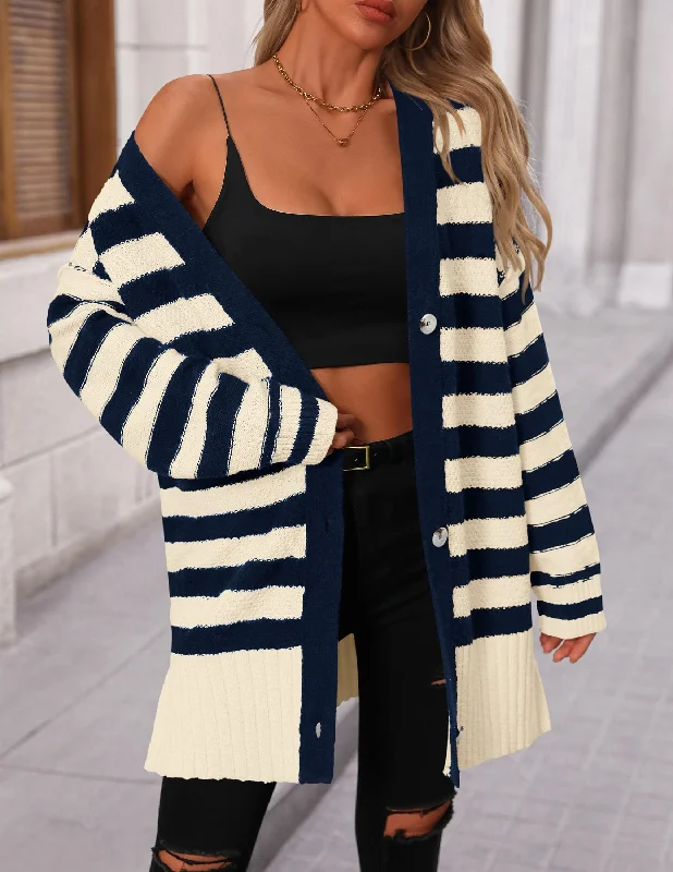 Striped Beige Navy