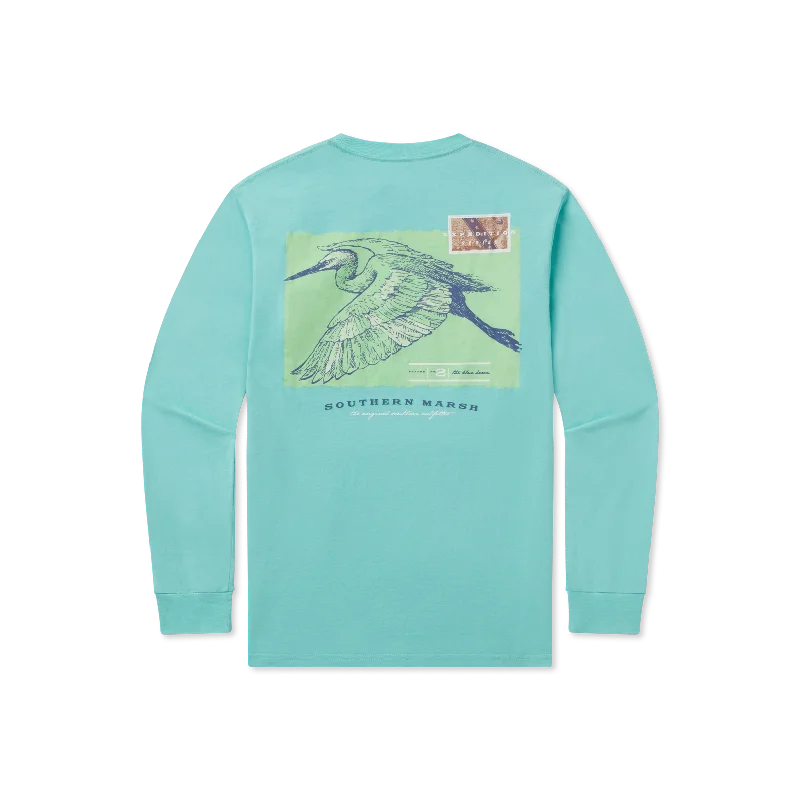 Expedition Series Tee - Heron - Long Sleeve