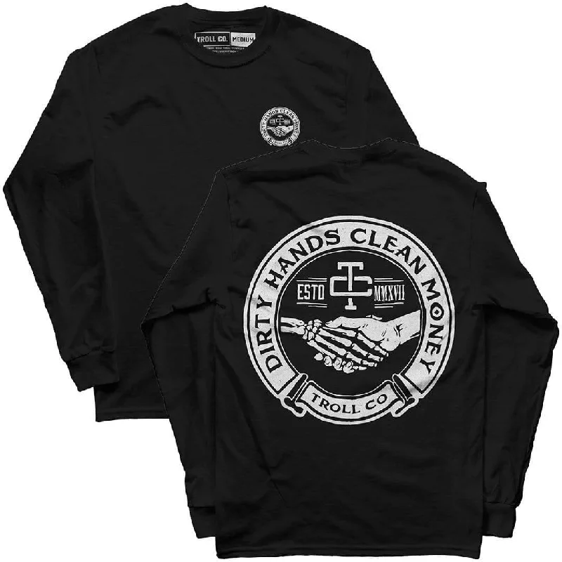 Haggler Long Sleeve Tee: Black