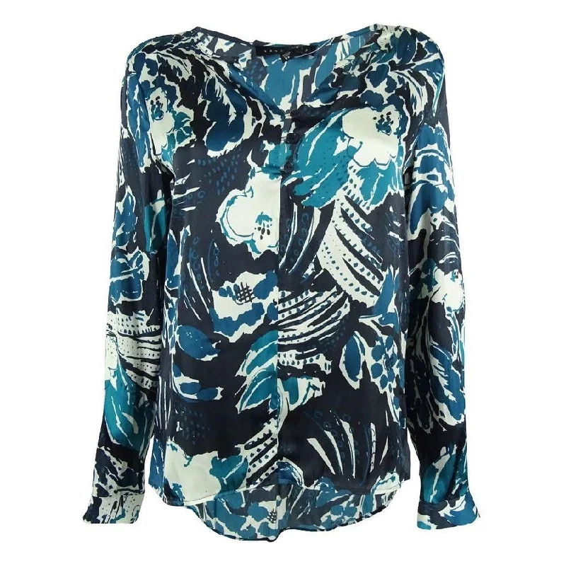 Sanctuary Women's Long Sleeve Floral Print Top