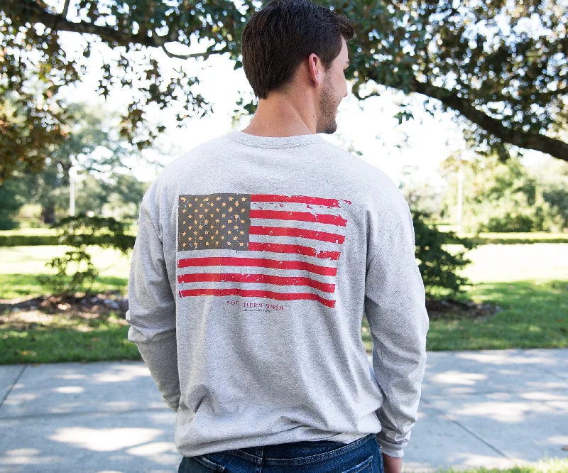 Vintage Flag Tee - Long Sleeve