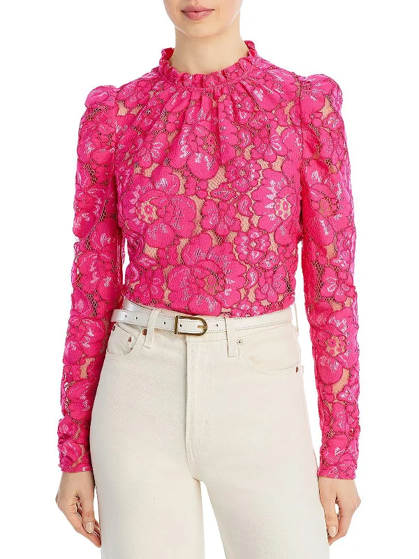 Womens lace Long Sleeve Blouse