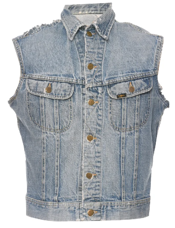 Lee Denim Jacket Vest - M