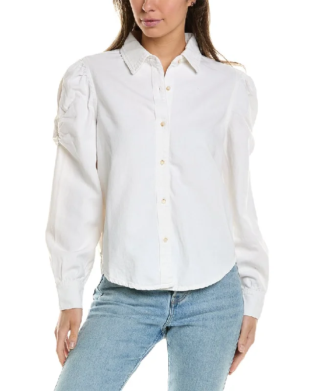 Fringed ShirtsDL1961 Simone Linen-Blend Shirt