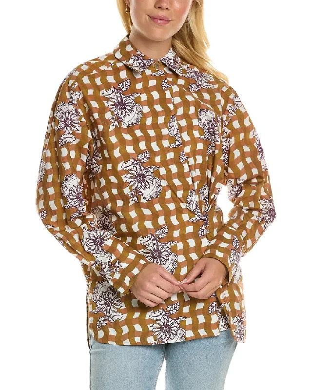 Printed ShirtsRebecca Taylor Gingham Daisy Shirt