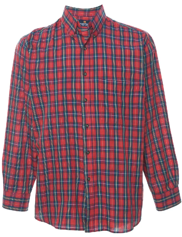 Sheer ShirtsPuritan Checked Shirt - L