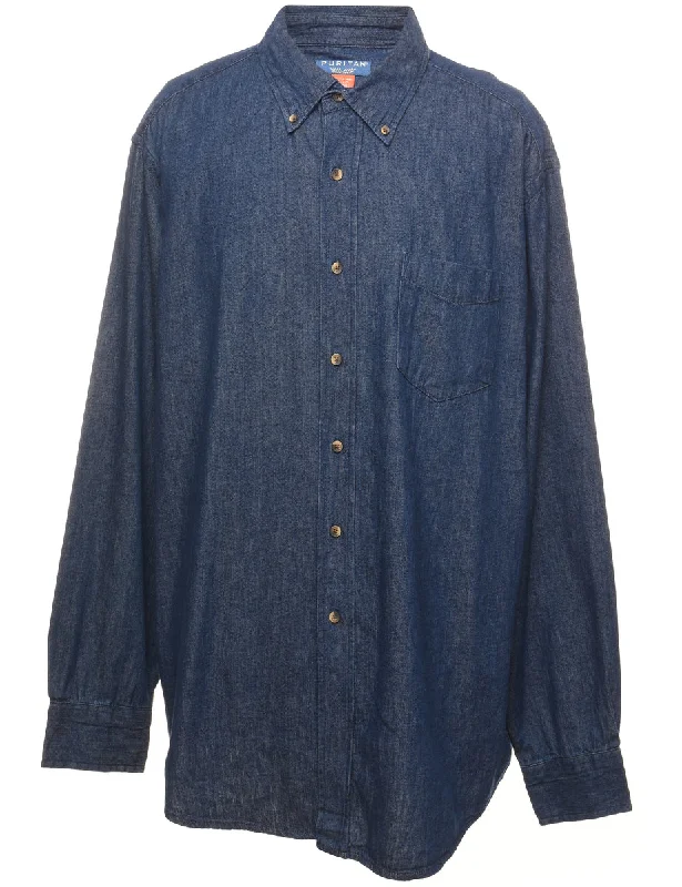 Asymmetrical ShirtsPuritan Denim Shirt - XL