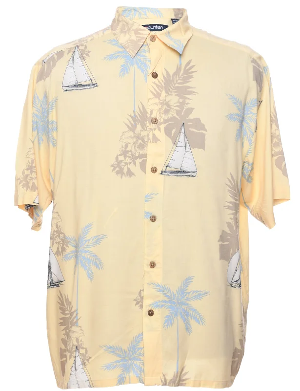 Fitted ShirtsPuritan Hawaiian Shirt - L