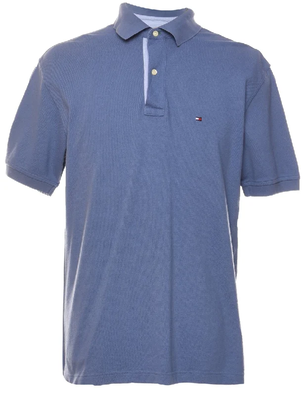 Custom polo shirtTommy Hilfiger Classic Blue Polo Shirt - M