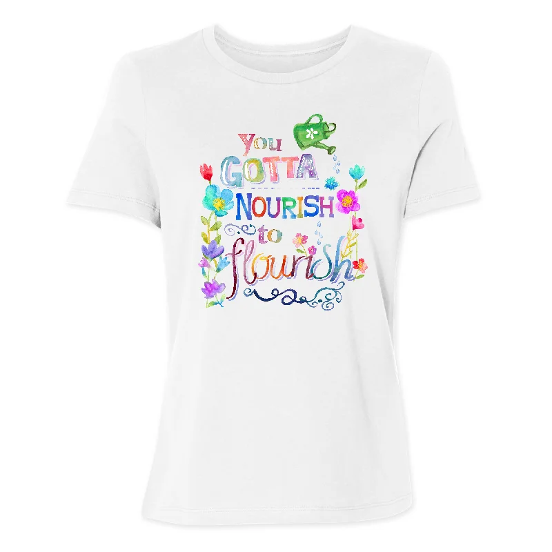 Nourish To Flourish Women's T-ShirtFleece T-Shirts