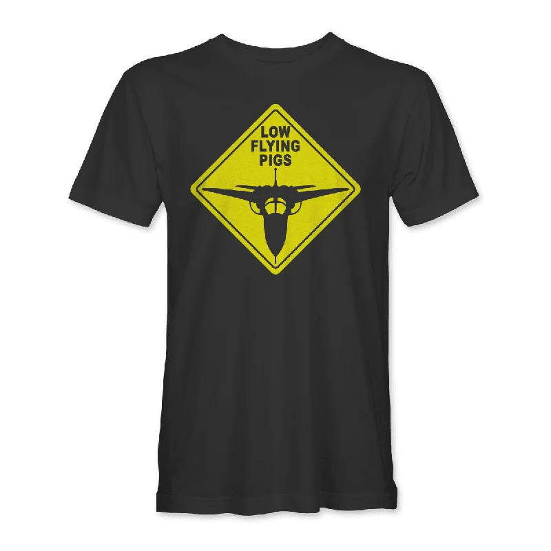 CAUTION LOW FLYING PIGS T-ShirtCultural T-Shirts