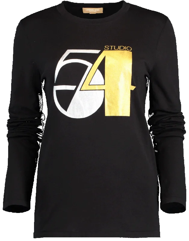 Studio 54 Cotton Long-Sleeve T-ShirtVintage T-Shirts