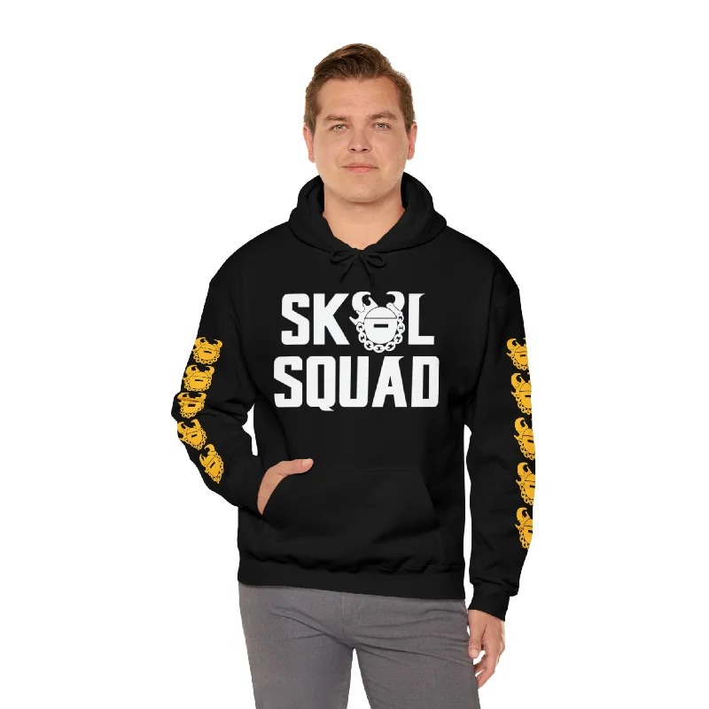 Unisex Heavy Blend™ Hooded Sweatshirt - SQUAD + Game Day Helmet (Sleeves)Waterproof Hoodies