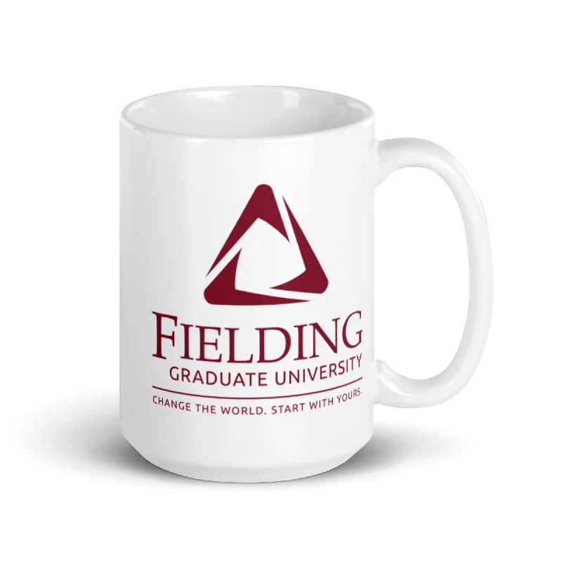 Coffee Mug - 15oz White Glossy | Fielding LogoLayered Sweatshirts