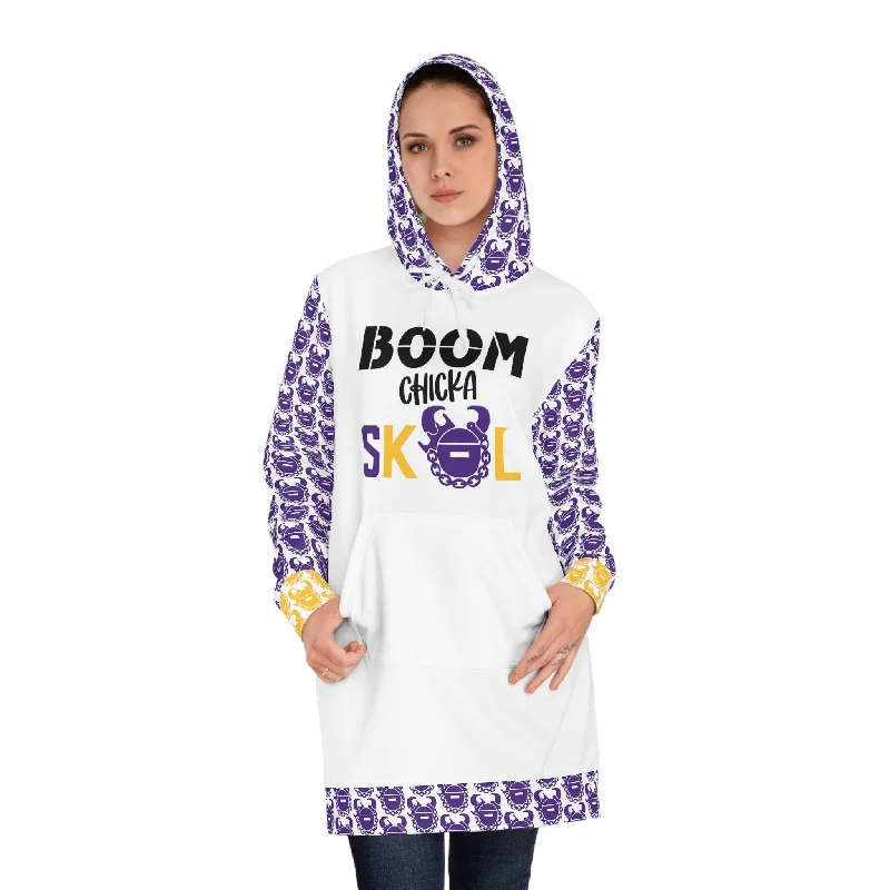 Hoodie Dress - Helmets - BOOM chickaOversized Hoodies