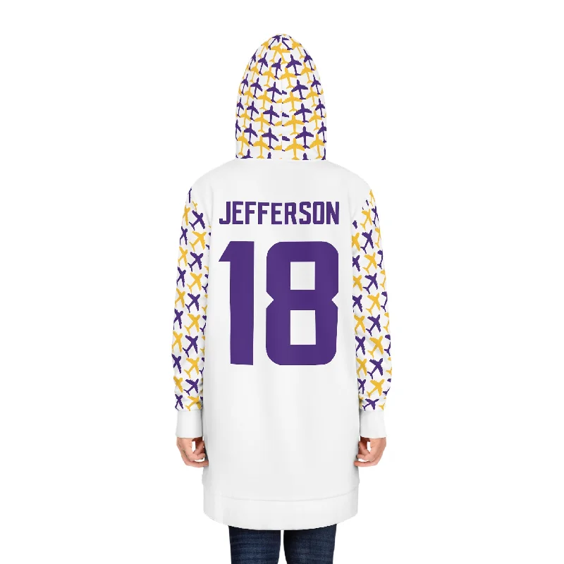 Hoodie Dress - Jet Planes - Jersey #18Layered Sweatshirts