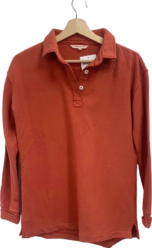 Mesh polo shirtBeaufort & Blake Red Long Sleeve Polo Shirt UK XS